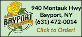Bayport Flower Houses, Inc. Sponsorship Banner